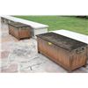 Image 1 : TEAK STORAGE CHESTS (1 BROKEN HINGE) (2 PCS)