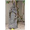 Image 1 : CARVED WOODEN THAI STATUE (3')