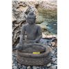 Image 1 : DECORATIVE SEATED THAI BUDDHA ON BASE (PLASTIC)