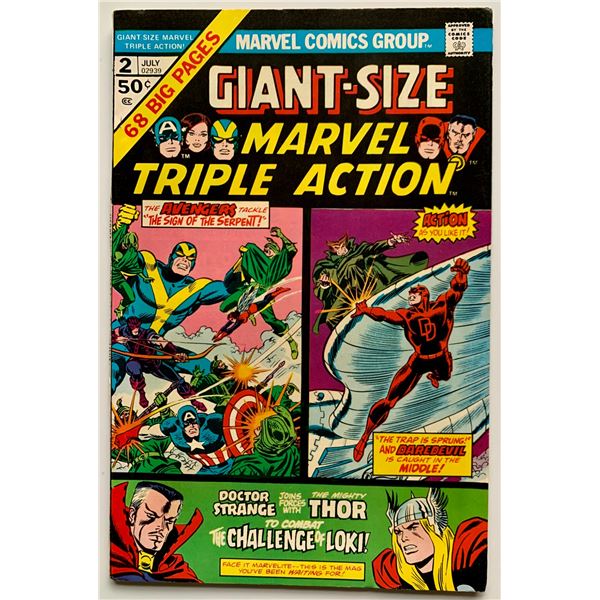 GIANT-SIZE MARVEL TRIPLE ACTION #2 (MARVEL COMICS)