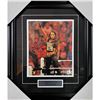 Image 1 : Trish Stratus Framed Autographed 8X10 Photo (Frozen Pond COA)