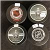 Image 2 : AUTOGRAPHED HOCKEY PUCK LOT (M. GOULET, K. McLEAN...)