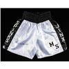 Image 1 : Michael Spinks Signed Boxing Trunks Inscribed "Jinx" (JSA COA)