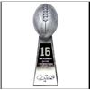 Image 1 : JIM PLUNKETT SIGNED FOOTBALL WORLD CHAMPION 15 INCH REPLICA SILVER TROPHY (SCHWARTZ COA)