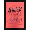 Image 1 : Seinfeld cast signed script cover (Real Authentic COA)