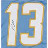 Image 2 : KEENAN ALLEN SIGNED CHARGERS BLUE PRO STYLE JERSEY (JSA COA)