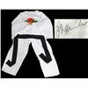 Image 1 : RALPH MACCHIO SIGNED THE KARATE KID WHITE KARATE UNIFORM GI (SCHWARTZ COA)