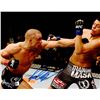 Image 1 : GEORGES ST. PIERRE SIGNED UFC MMA FIGHTING ACTION 8×10 PHOTO (STEINER COA)