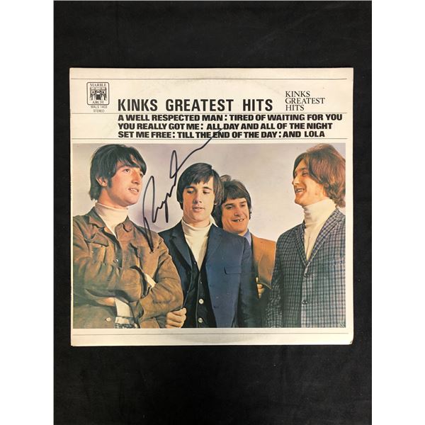 Kinks Autographed Album signed by Pete Quaife