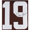 Image 2 : BERNIE KOSAR SIGNED BROWN CUSTOM FOOTBALL JERSEY (BECKETT COA)