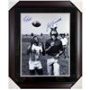 Image 1 : Pele/Joe Namath Framed Autographed 16X20 Photo (Frozen Pond COA)