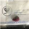 Image 2 : ONE PEAR CUT RUBY Medium Dark Strong Purple Red Colour (EXACT WEIGHT 8.00CT) w/ APPRAISAL of $2400