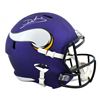 Image 1 : Daunte Culpepper Minnesota Vikings Authentic Signed Full Size Speed Rep Helmet (Beckett COA)