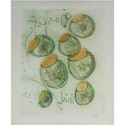 LITHOGRAPH DALE CHIHULY ''BASKETS''
