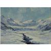 Image 2 : OIL PAINTING JULES DAHLAGER CORDOVA ALASKA