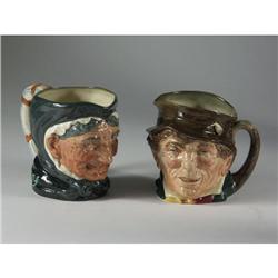 ROYAL DOULTON CHARACTER JUGS GRANNY & PADDY