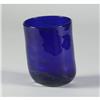 Image 1 : STEPHEN FELLERMAN COBALT BLUE ART GLASS VESSEL