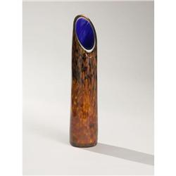 ART GLASS VASE NUMBERED AND SIGNED