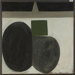 OIL PAINTING DUANE ZALOUDEK ABSTRACT NY