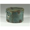 Image 1 : HAND PAINTED TOLE STYLE ROUND BOX 1851