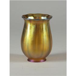 QUEZAL ART NOUVEAU GLASS SHADE SIGNED