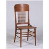 CIRCA 1910 GOLDEN OAK SIDE CHAIR