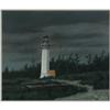 Image 1 : PASTEL PAINTING JOHN WORTHEY NORTHWEST LIGHTHOUSE