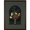 Image 2 : WATERCOLOR BYRON BIRDSALL VASE OF ROSES