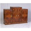 Image 1 : CIRCA 1930 ART DECO BURL WALNUT BAR CABINET
