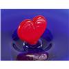 Image 2 : COBALT ART GLASS PLATTER SIGNED Q. PLESL