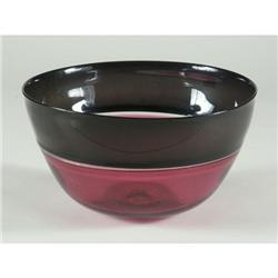 SONJA BLOMDAHL ART GLASS BOWL