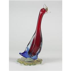 MURANO GLASS GOOSE FIGURINE