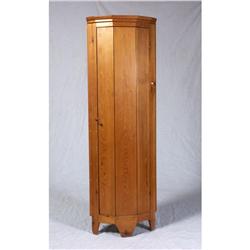 CIRCA 1900 SHAKER PINE CORNER CABINET