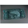 Image 1 : ART GLASS PLATTER REVERSE CUT FISH