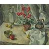 Image 1 : OIL PAINTING LEON DERBYSHIRE STILL LIFE SEATTLE WA