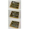 Image 1 : ALVIN STERLING SILVER FLATWARE 93 PIECES TOTAL