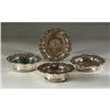 Image 1 : WINE BOTTLE COASTERS SILVERPLATE GRAPE REPOUSSE