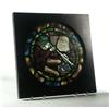 Image 1 : VINTAGE STAINED GLASS PANEL ASTRONOMY THEME
