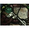 Image 2 : VINTAGE STAINED GLASS PANEL ASTRONOMY THEME