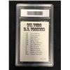 Image 2 : 1980 TCMA JOE DiMAGGIO #1 ALL-TIME YANKEES (GEM MINT 10)