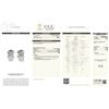 Image 2 : 14kt White Gold 1.03 ctw Diamond Earrings