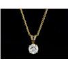 Image 1 : 14kt Yellow Gold 0.4 ctw Diamond Pendant