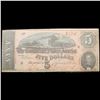 Image 2 : 1864 $5 Confederate Note, T-69 Grades vf+