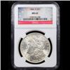Image 2 : NGC 1884-o Morgan Dollar $1 Graded ms62 By NGC
