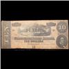 Image 2 : 1864 $10 Confederate Note, T-68 Grades f, fine