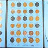 Image 4 : ***Auction Highlight*** Partial Lincoln cent book 1909-1939 68 coins (fc)