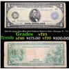 Image 1 : 1914 $5 Large Size Blue Seal Federal Reserve Note, Chicago, IL  7-G Grades vf+
