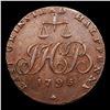 Image 3 : 1795 Sussex, East Grinstead copper 1/2 Penny Token D&H-22 Pro Bono Publico Grades Choice AU