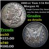 Image 1 : 1890-cc Vam 3 I4 R4 Morgan Dollar $1 Grades AU Details