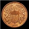 Image 2 : 1866 Two Cent Piece 2c Grades Select Unc BN